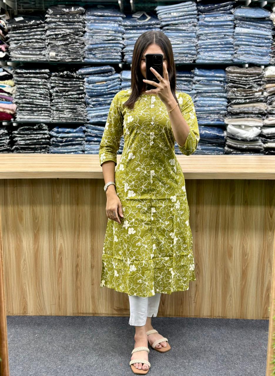 SINGLE COTTON KURTI-SM71-SM22