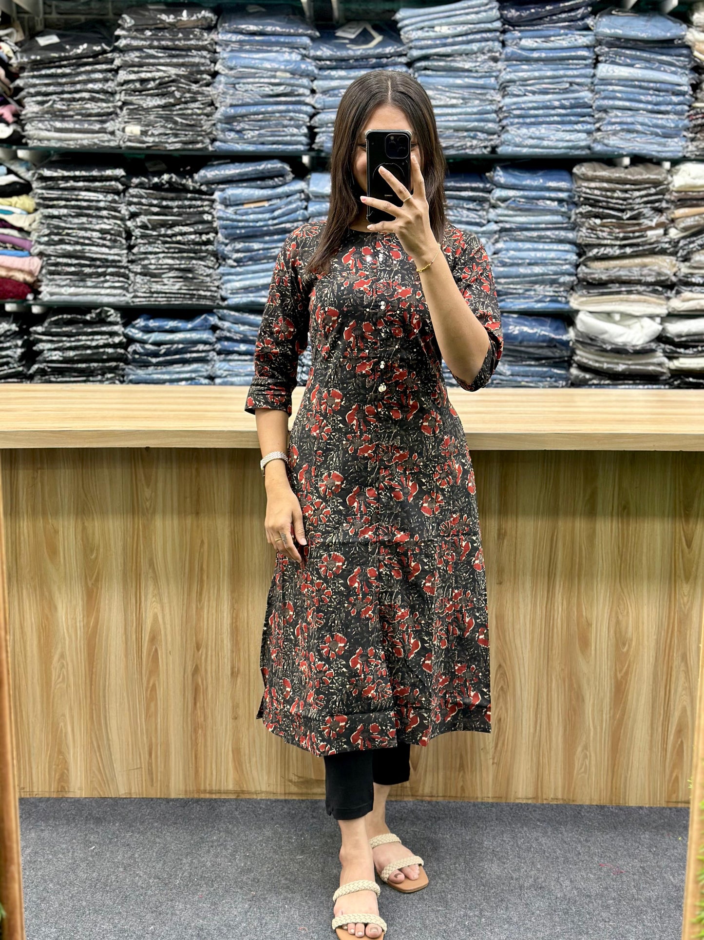 SINGLE COTTON KURTI-SM71-SM22