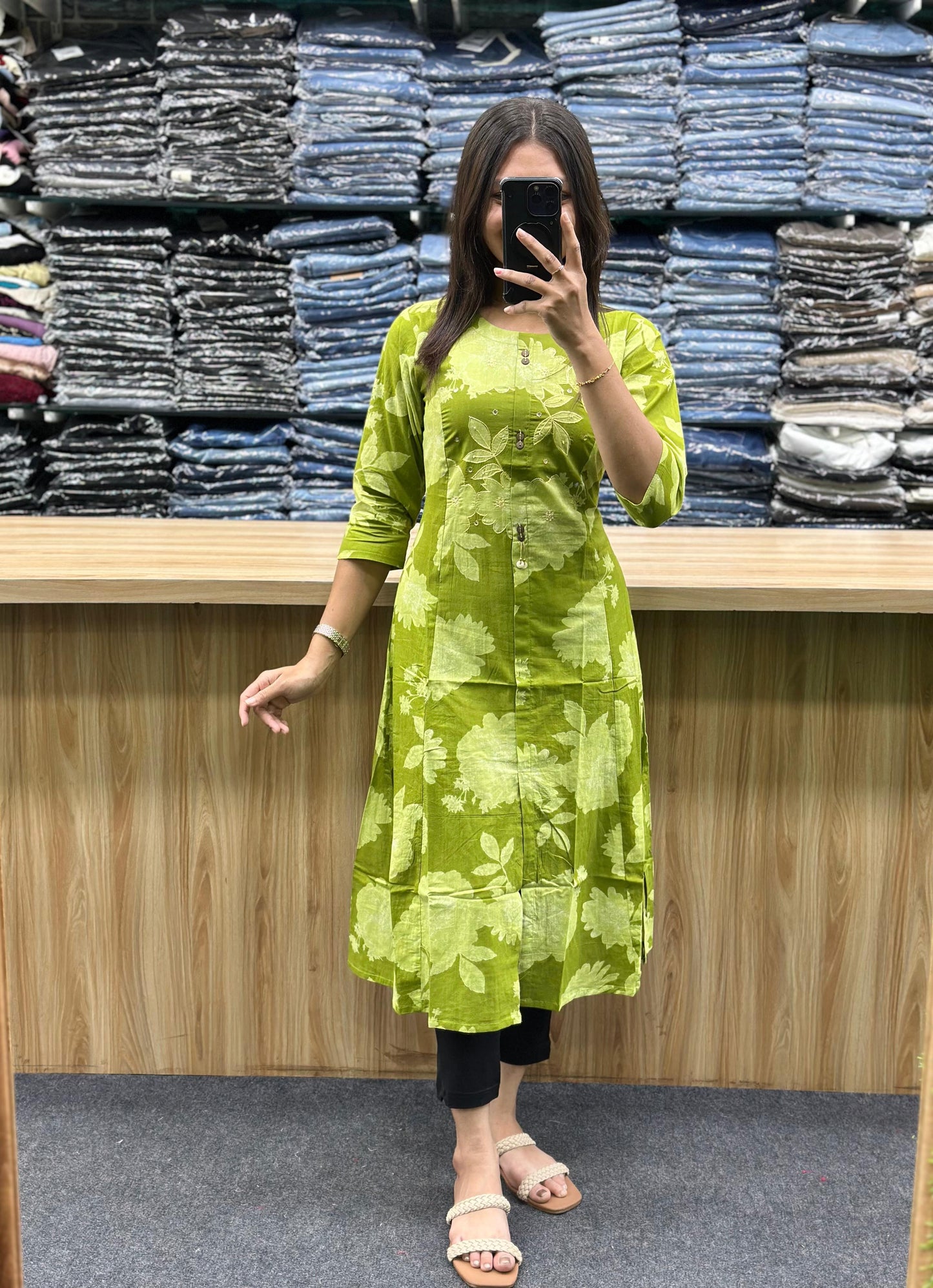 SINGLE COTTON KURTI-SM71