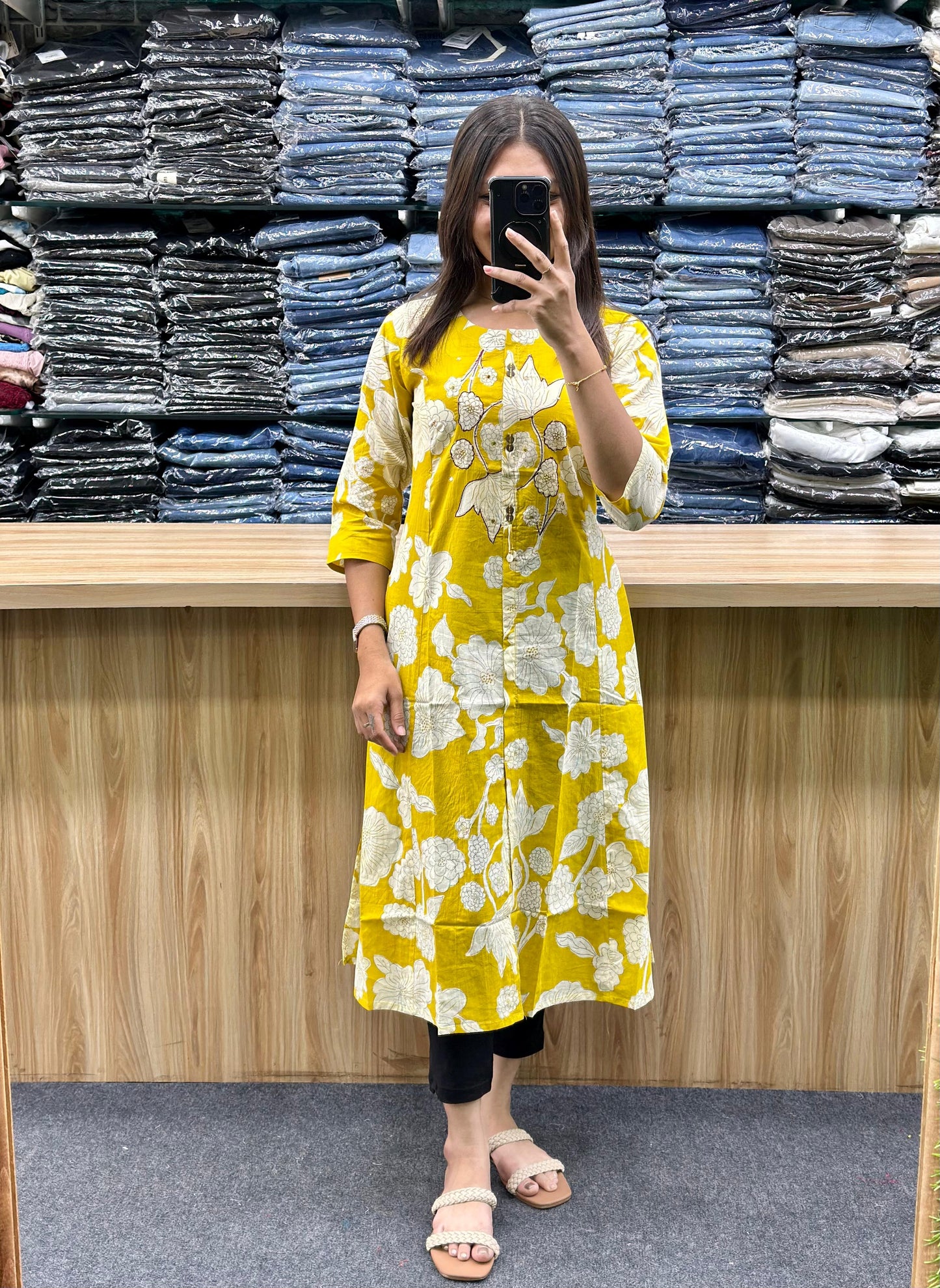 SINGLE COTTON KURTI-SM71