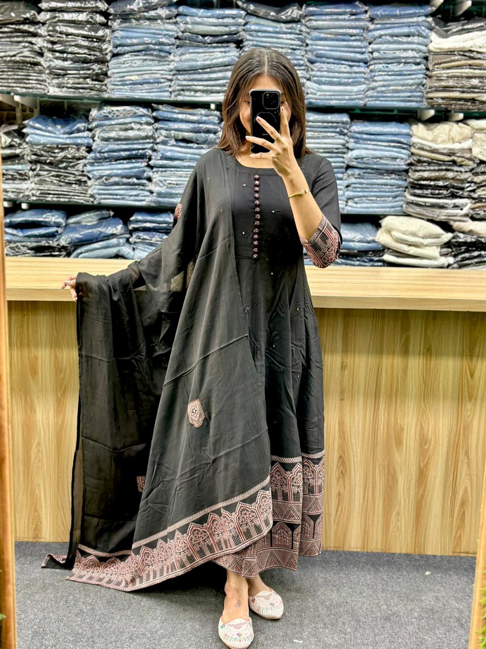 ANARKALI KURTI PAIR-DS501