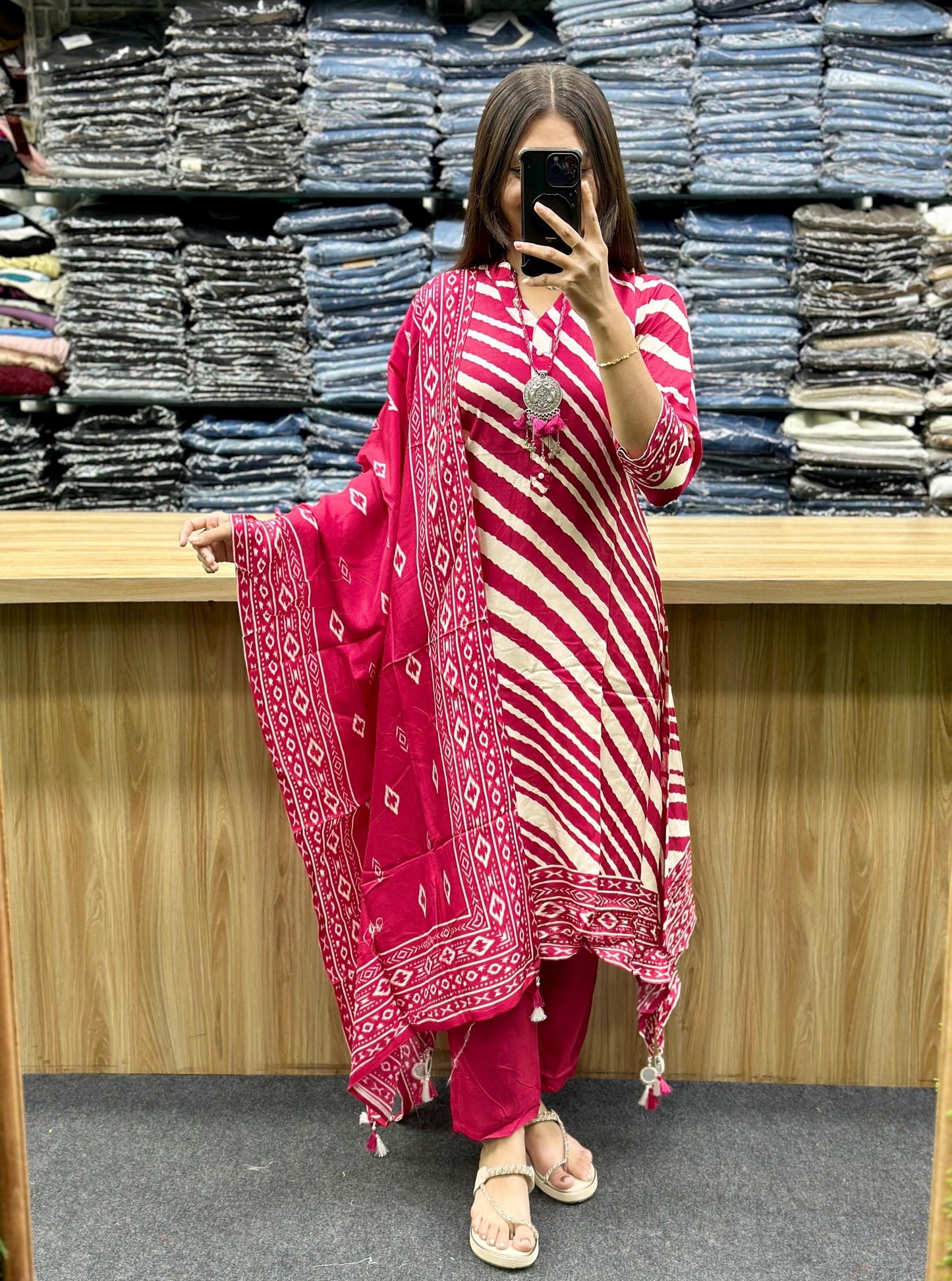 SILK DUPATTA PAIR-PF19674