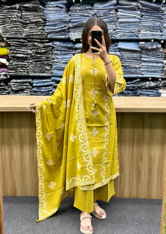 KURTA DUPATTA SET - HT228