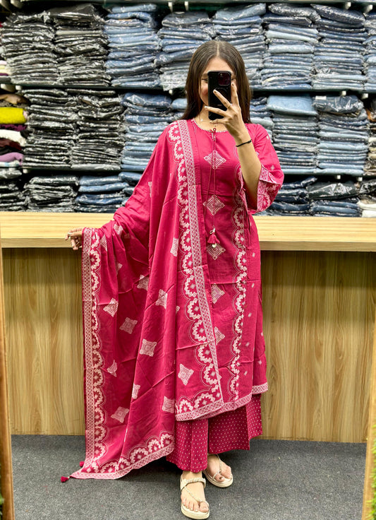 KURTA DUPATTA SET - HT228