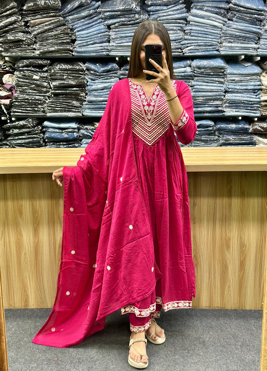 KURTA DUPATTA SET - HT235