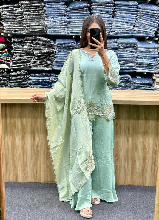 SHARARA KURTA DUPATTA PAIR - SQ66B