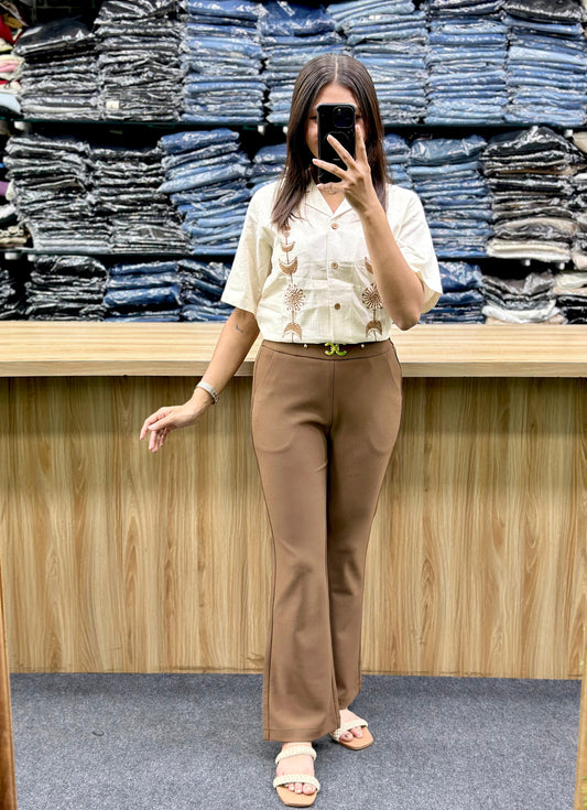 COTTON SHIRT-FORMAL PENT PAIR