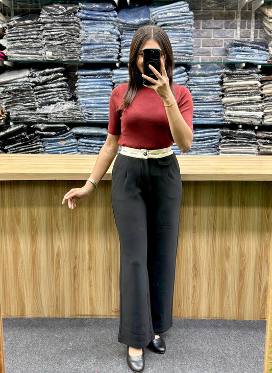 WOOLTSHIRT-KOREAN BOTTOM PAIR