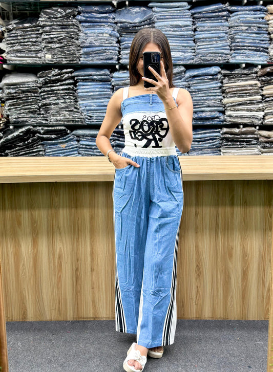 DENIM CORD-SET