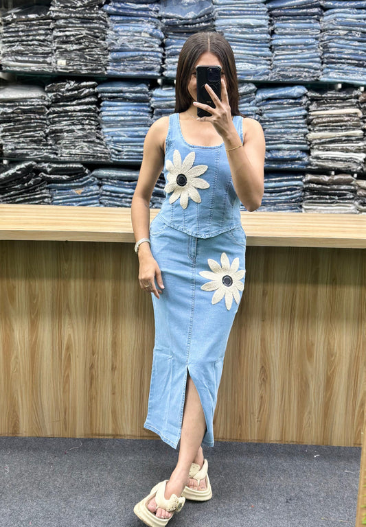 DENIM SKIRT PAIR