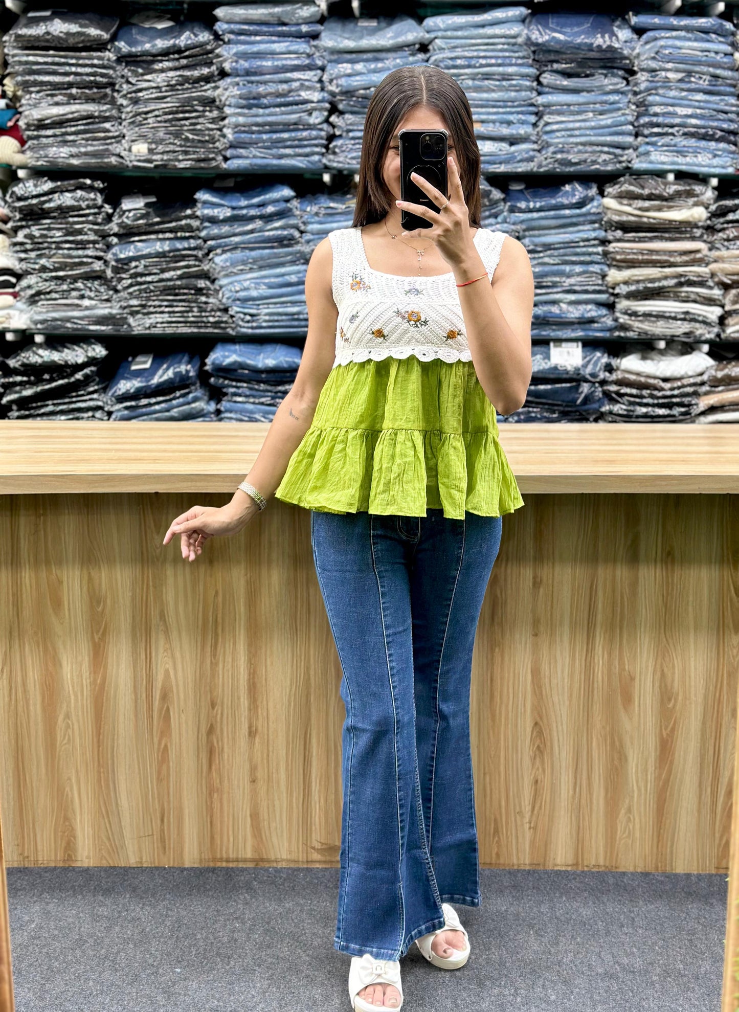 FANCY TOP-FISHCUT BOTTOM PAIR