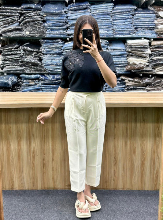 NITTING TSHIRT-FORMAL BOTTOM