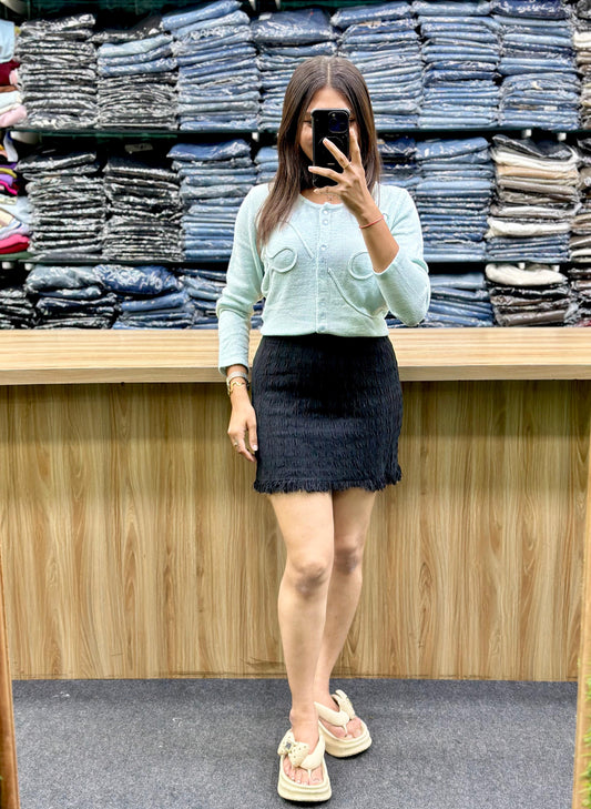 KNITED TOP-SKIRT PAIR