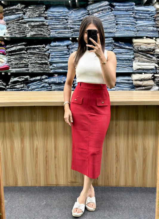 ONLY WOOLAN SKIRT