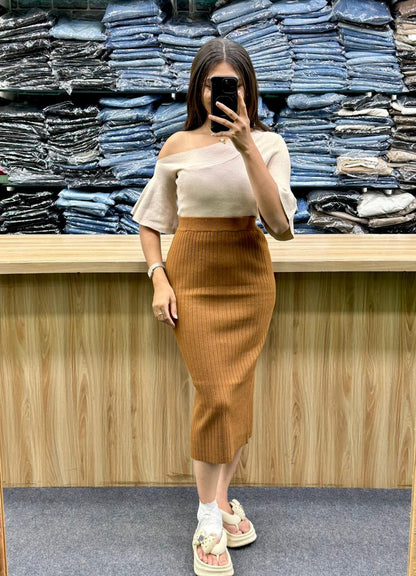 WOOLAN SKIRT-SH