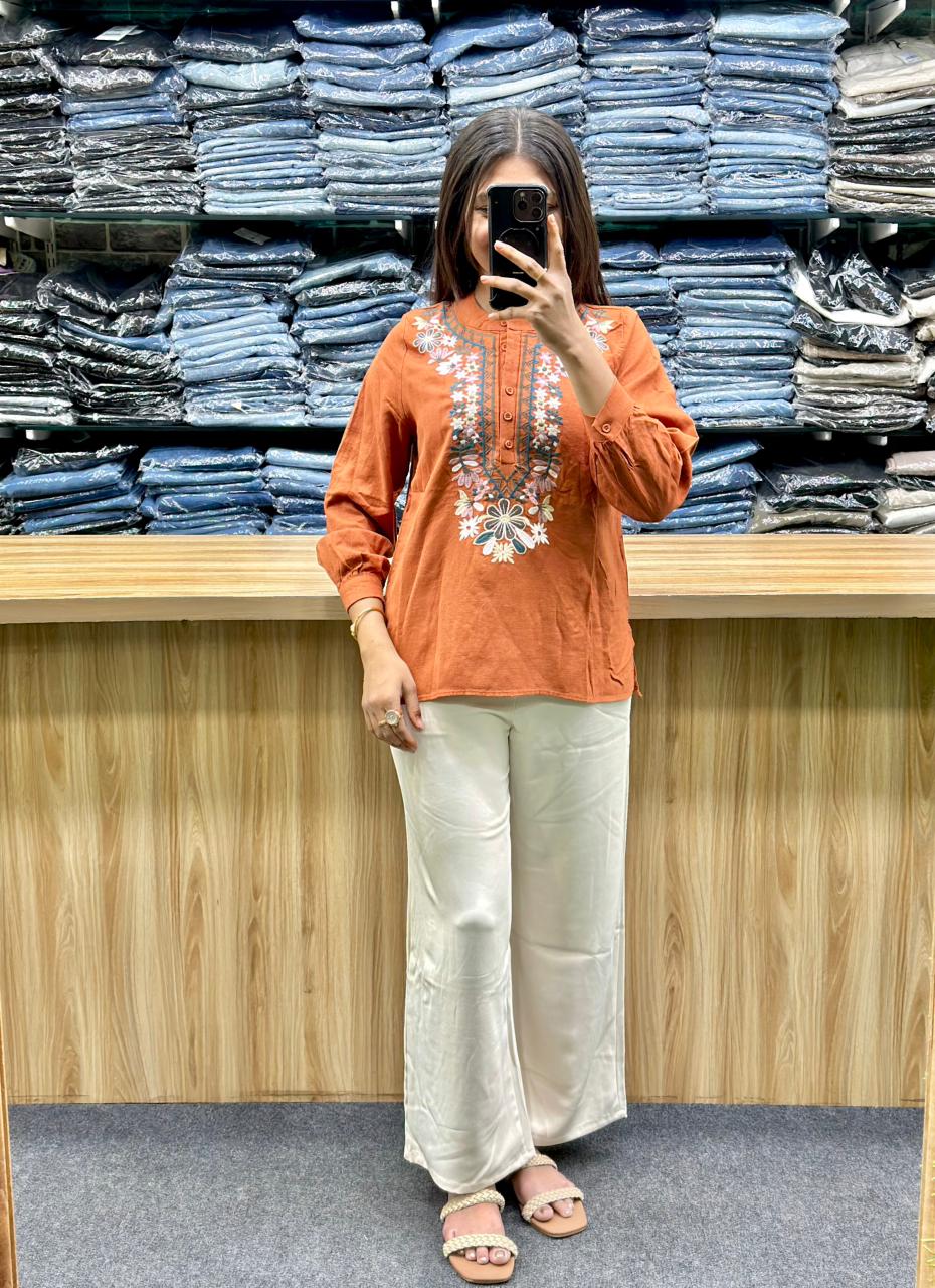 LINEN TOP-LINAN1327BH