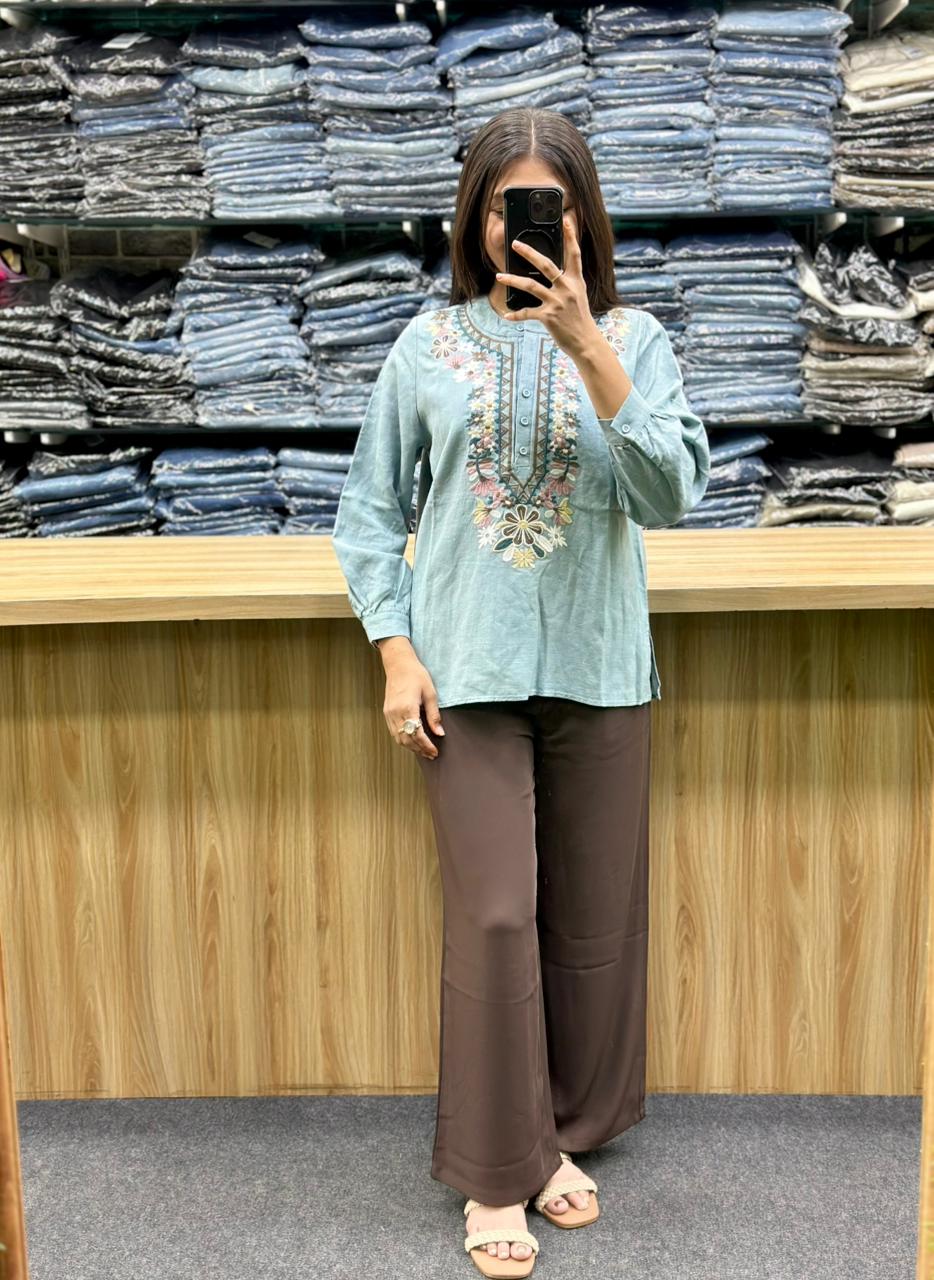 LINEN TOP-LINAN1327BH