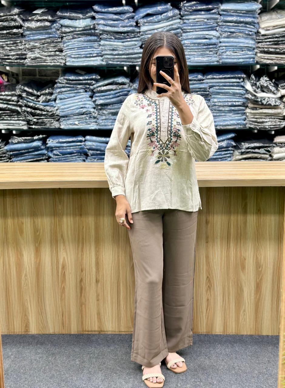 LINEN TOP-LINAN1327BH