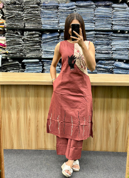 KURTA PLAZO PAIR - JC3633
