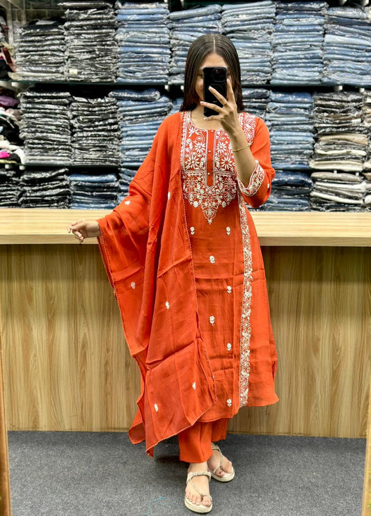 KURTI PENT DUPATTA PAIR-AC1209