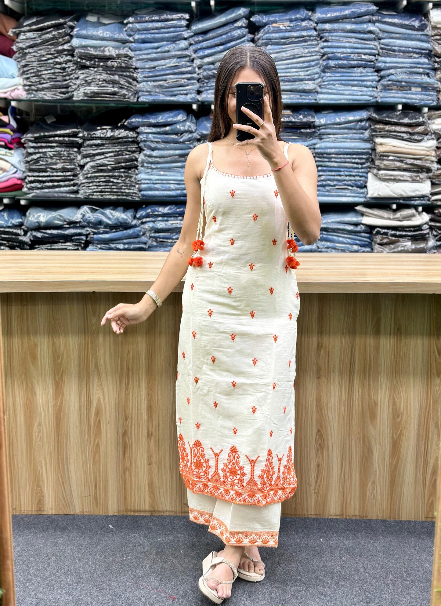 SPAGHETTI STYLE DUPATTA PAIR-AC1653