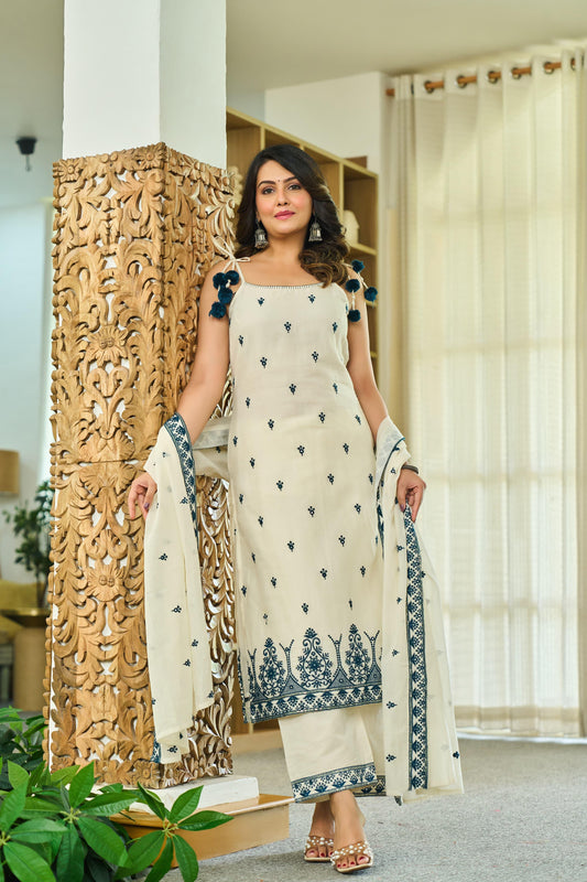 SPAGHETTI STYLE DUPATTA PAIR-AC1653