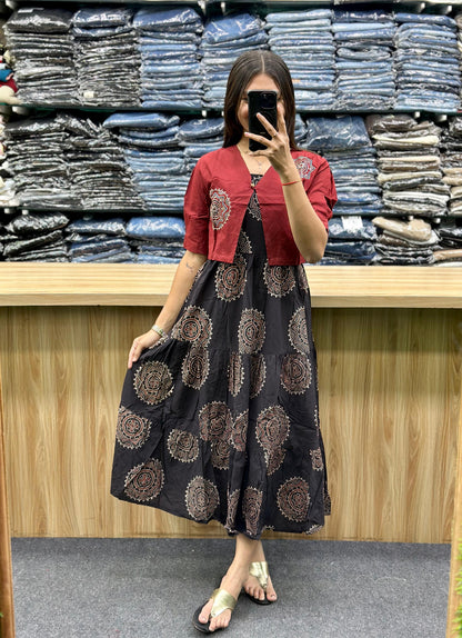 SINGLE ROUND KURTI-BD1105