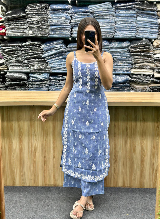 SPAGHETTI KURTI PLAZA PAIR-BD1232