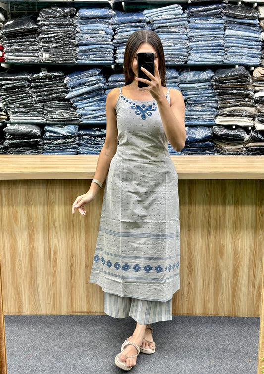 SPAGHETTI KURTI PLAZA PAIR-BD1264