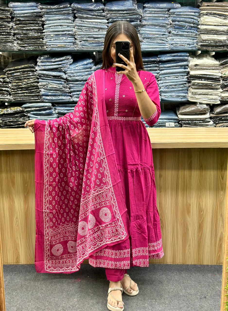 ETHNIC KURTI PAIR-BL201