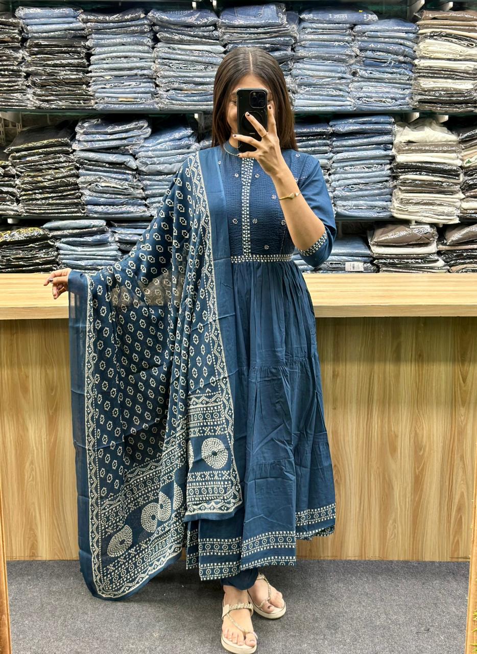 ETHNIC KURTI PAIR-BL201