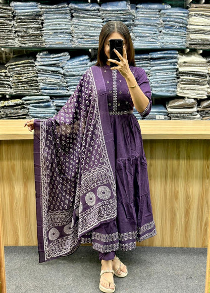 ETHNIC KURTI PAIR-BL201