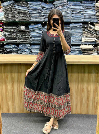 ANARKALI KURTI PAIR-DS501