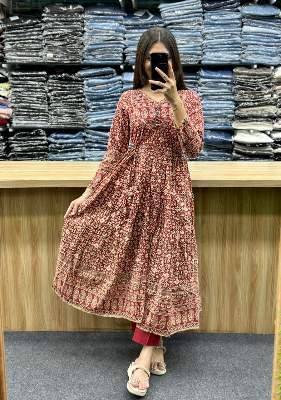 ANARKALI STYLE DRESS - DS2012
