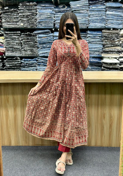 ANARKALI STYLE DRESS - DS2012