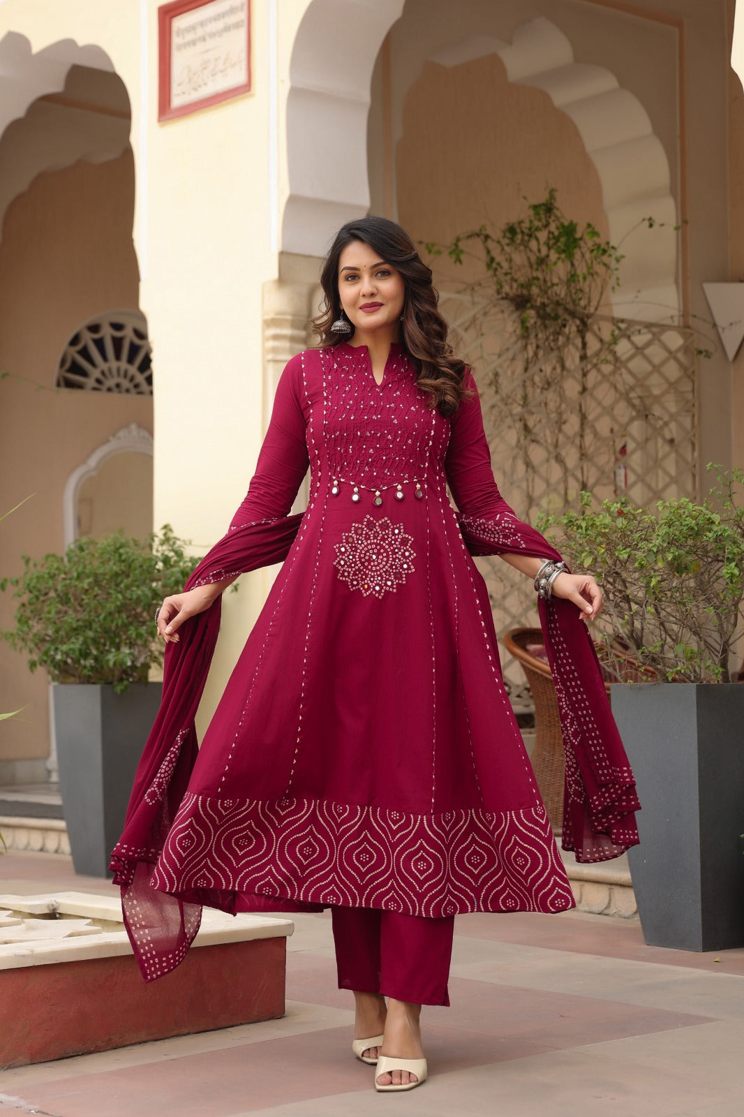 Embroidery full pair