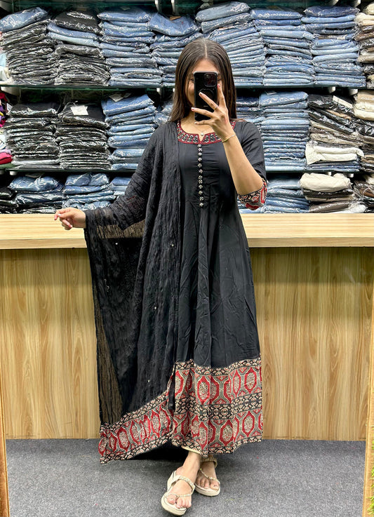 ANARKALI KURTI PAIR-DS501