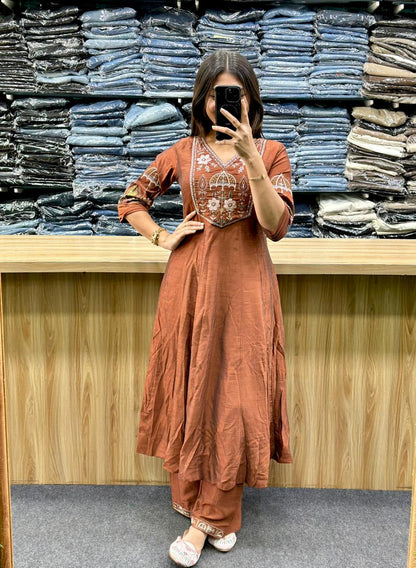 ETHNIC KURTI PAIR-F279