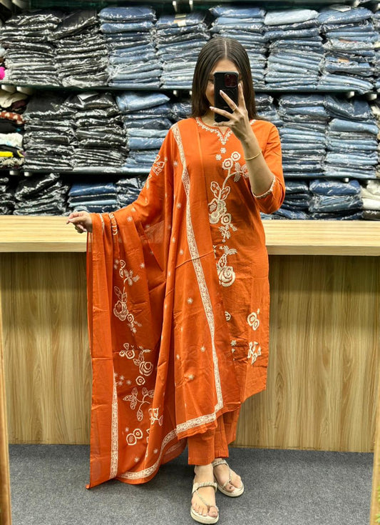 KURTI PENT DUPATTA PAIR-HT232