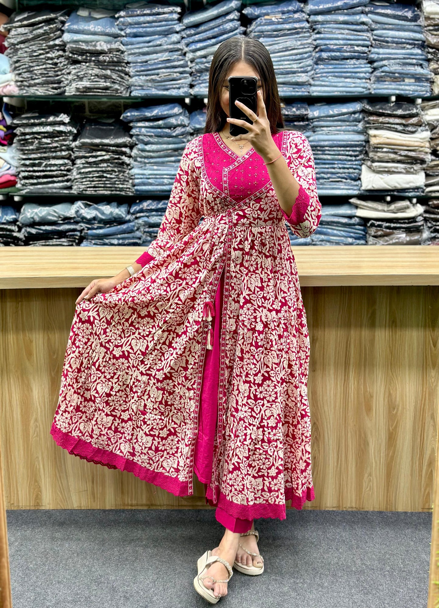 ANARKALI DUPPATA PAIR-HT291