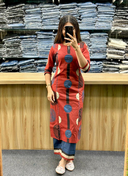 ETHNIC KURTI PAIR-HT331