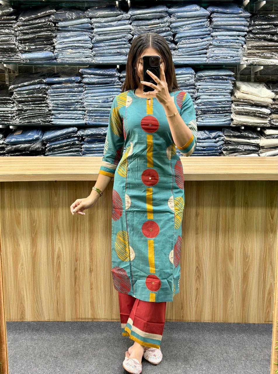 ETHNIC KURTI PAIR-HT331