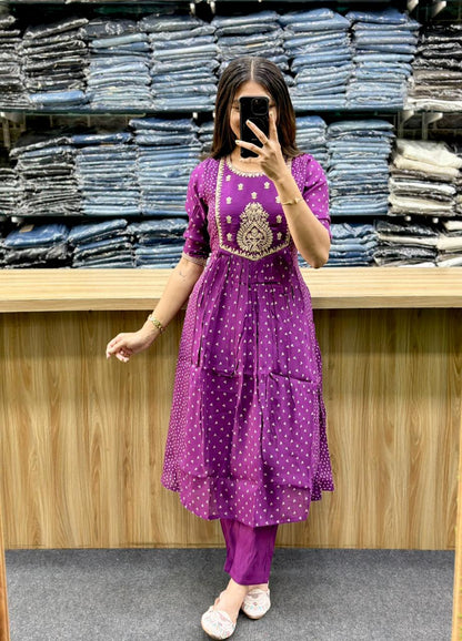 ETHNIC KURTI PAIR-HT332
