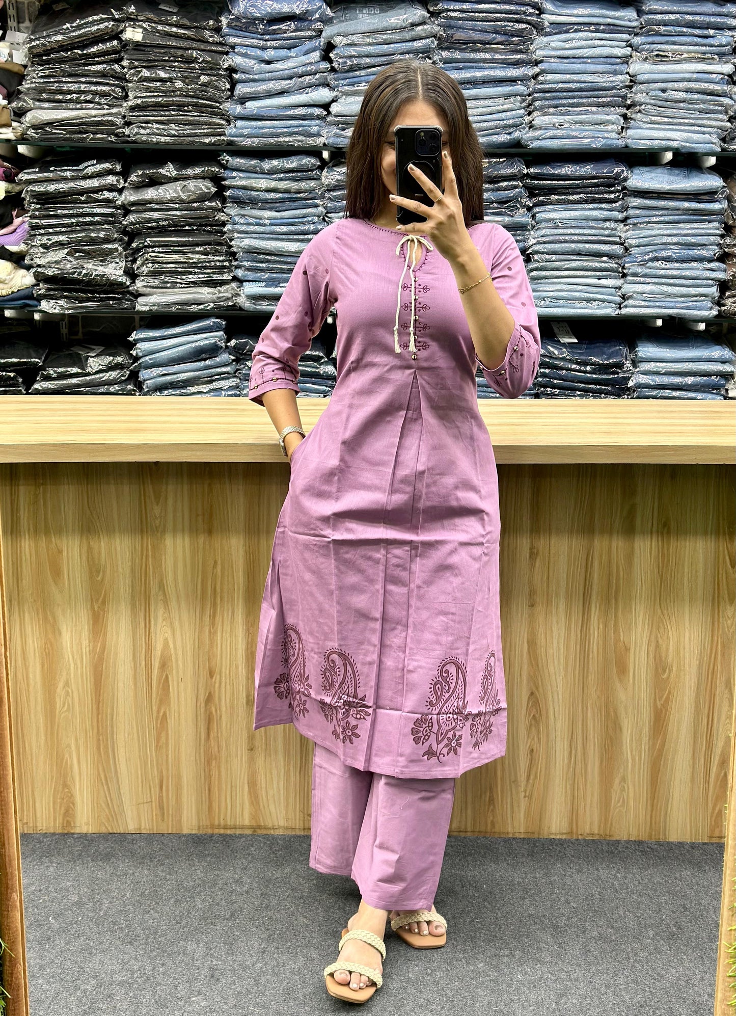 KURTI PLAZA SET-JC3622B