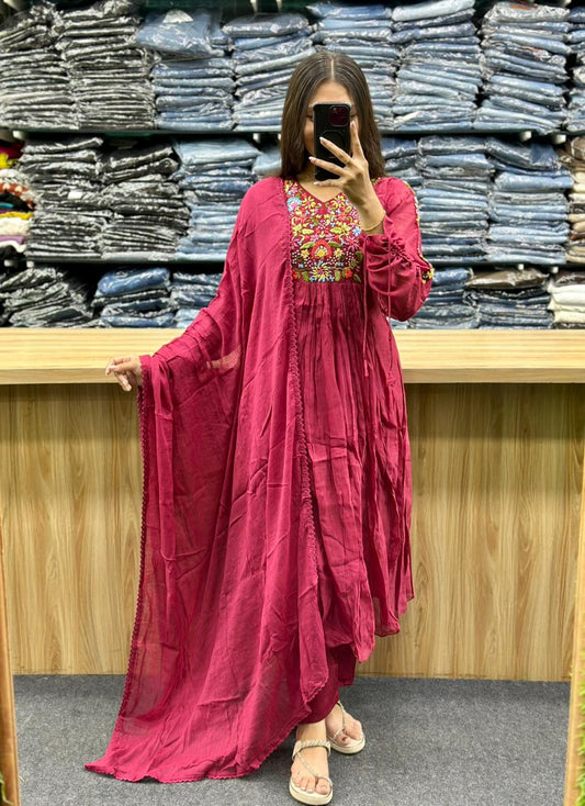 ANARKALI DUPATTA PAIR  - KV3085