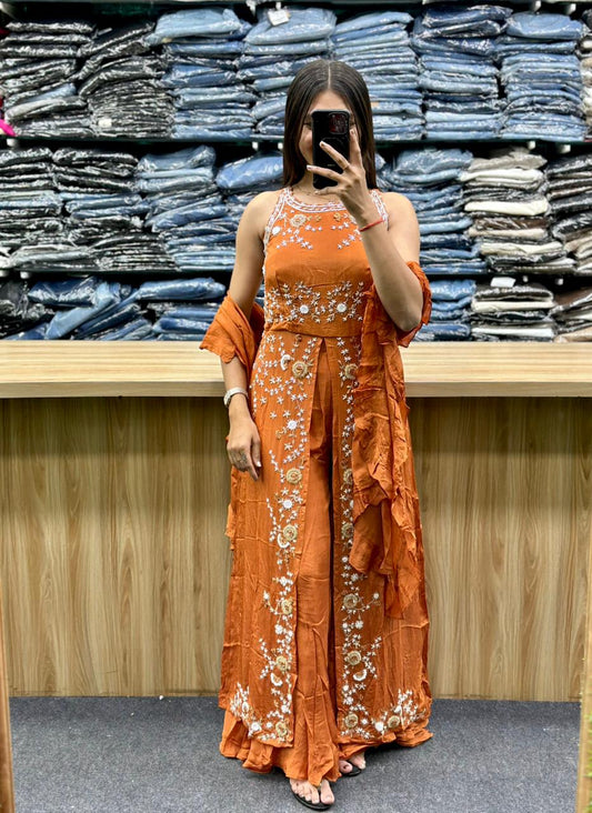 HEAVY DUPATTA PAIR-LC169
