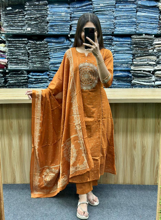 COTTON DUPATTA PAIR-PF20550