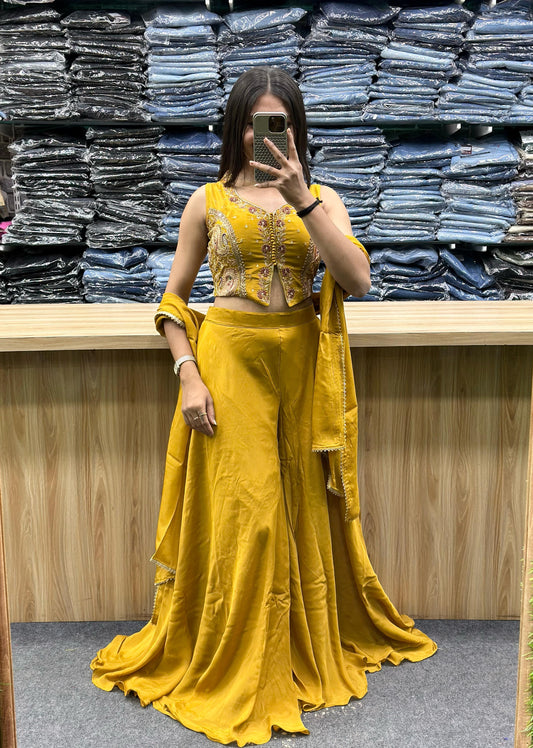 CROP TOP PLAZA SET-PR2406