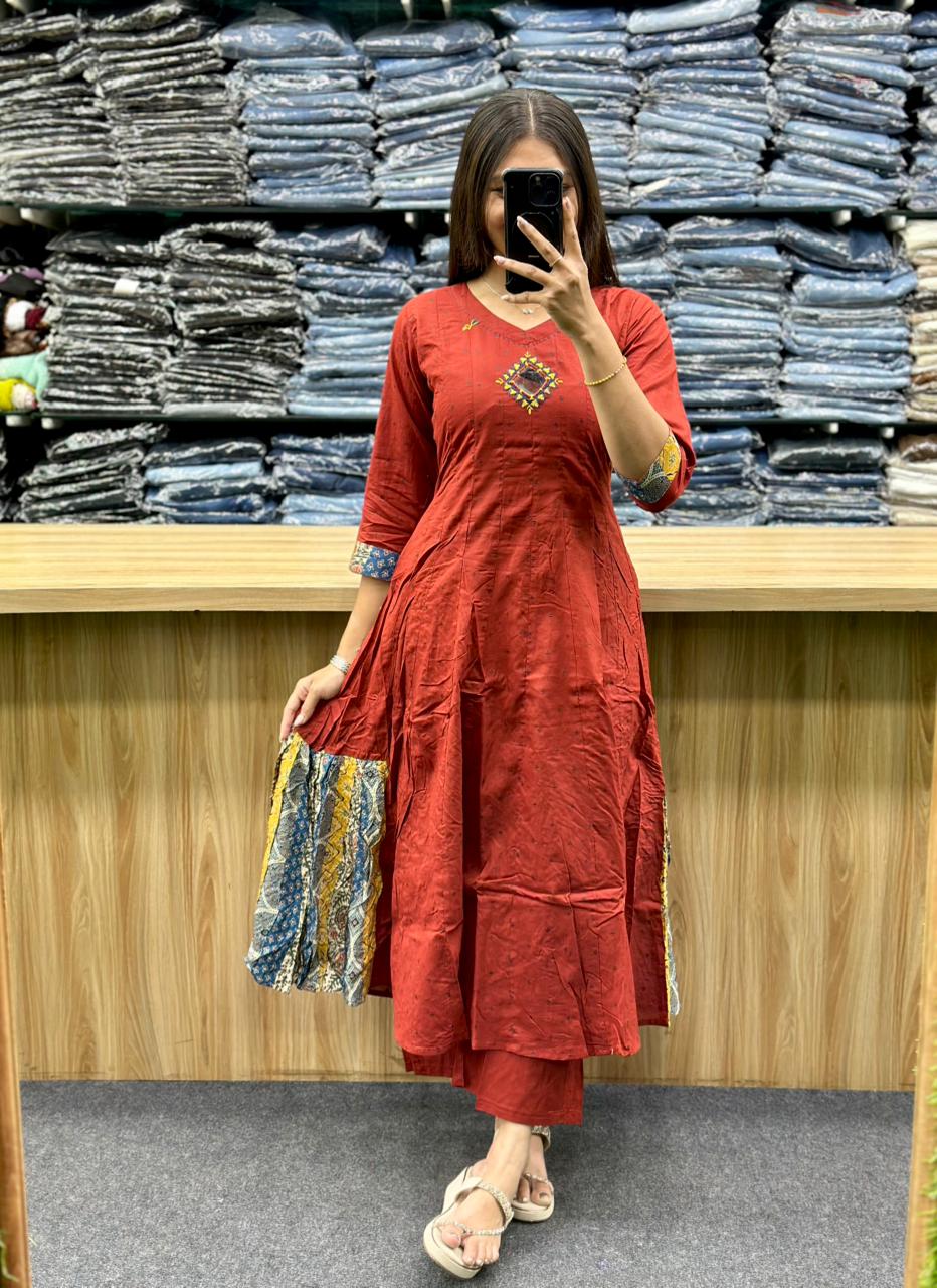 KURTI PLAZA DUPATTA PAIR-RV2992-RV3416