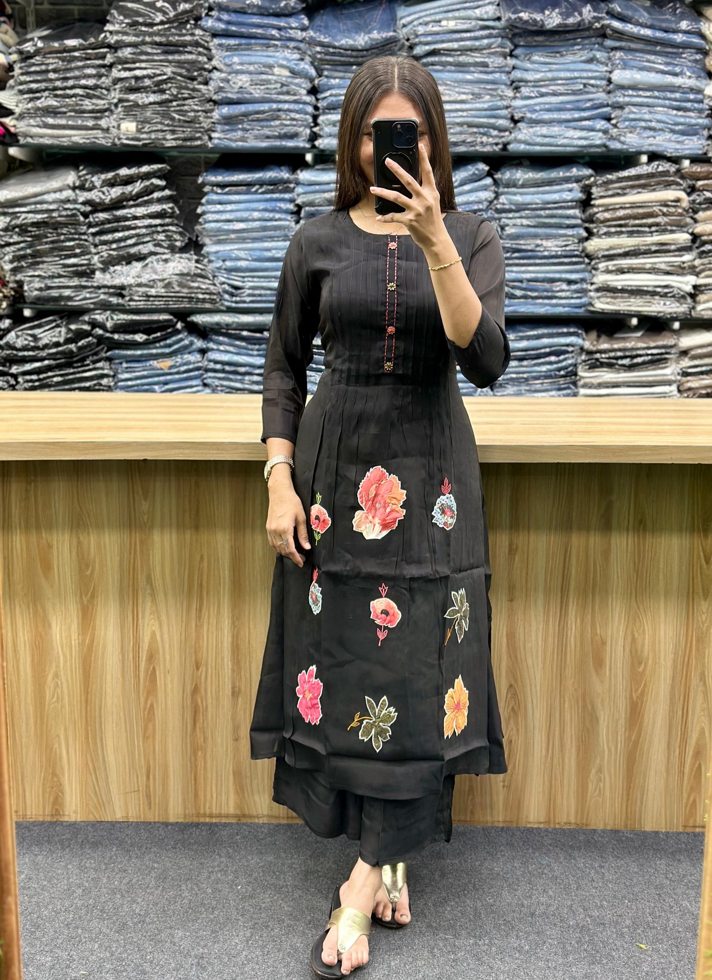 KURTI PLAZA DUPATTA PAIR-RV3533